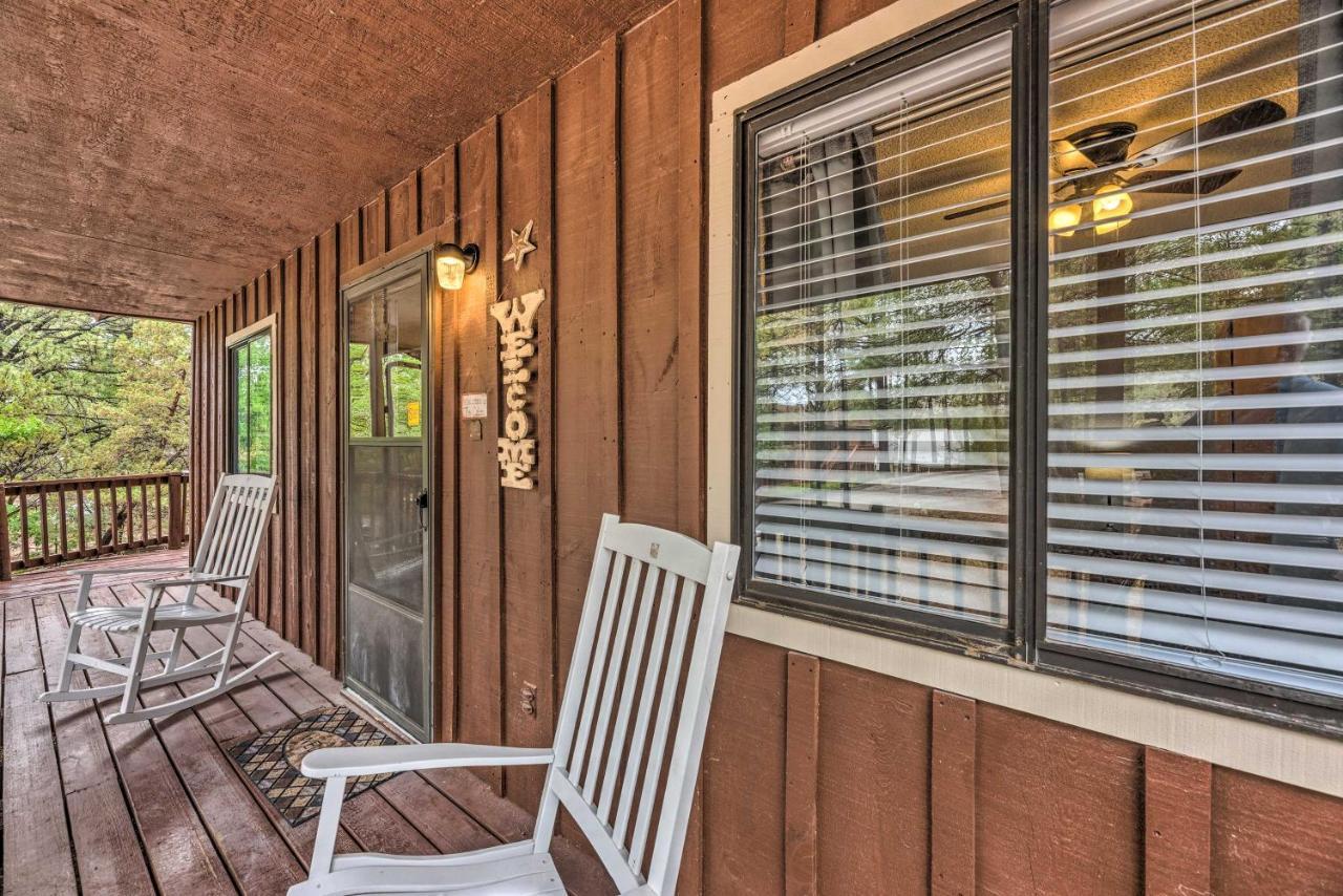 Rustic Ruidoso Cabin With Large Deck And Grill! Exterior photo